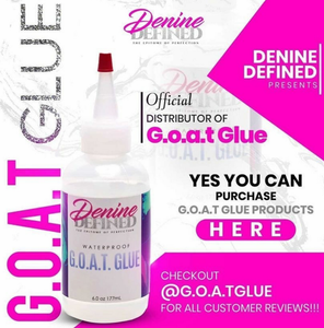 G.O.A.T GLUE 1oz & 6oz CLEAR